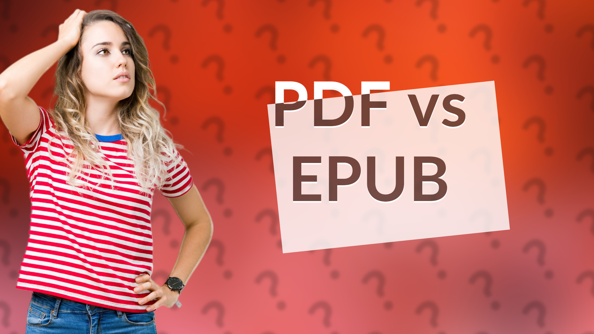 PDF vs EPUB