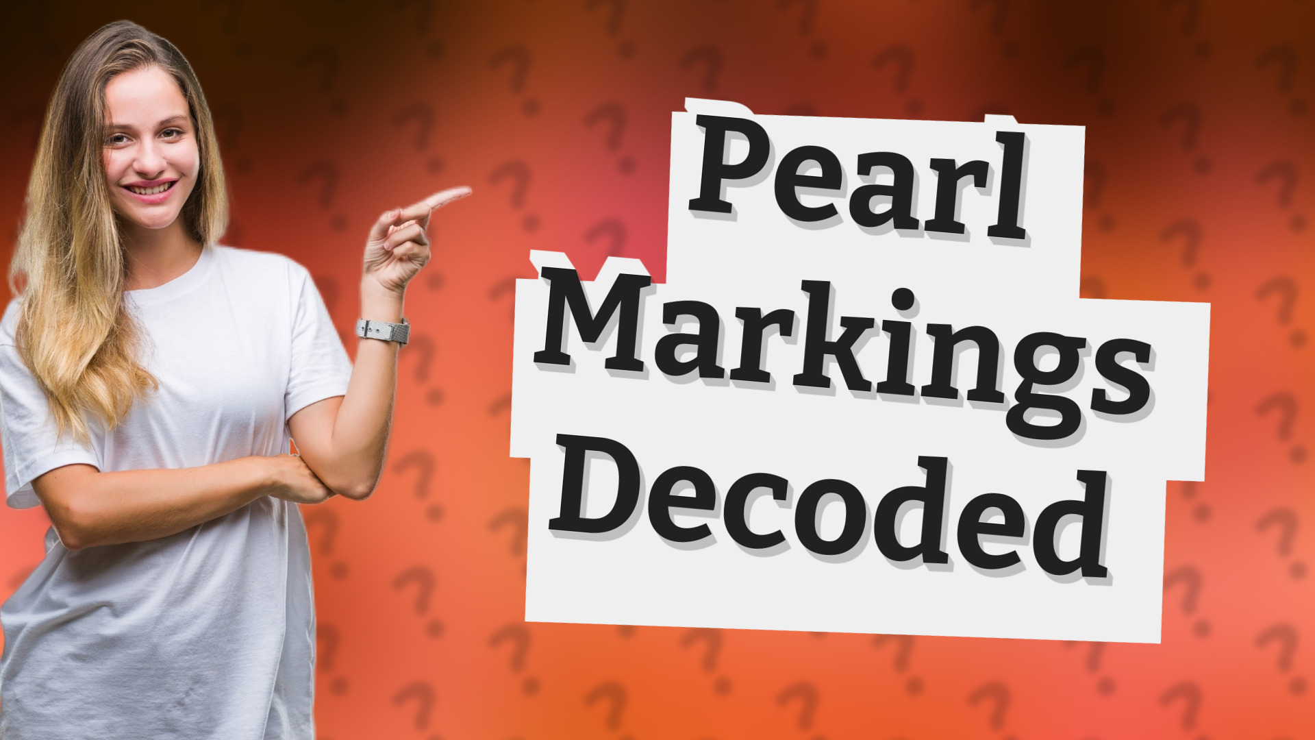 Pearl Markings Decoded
