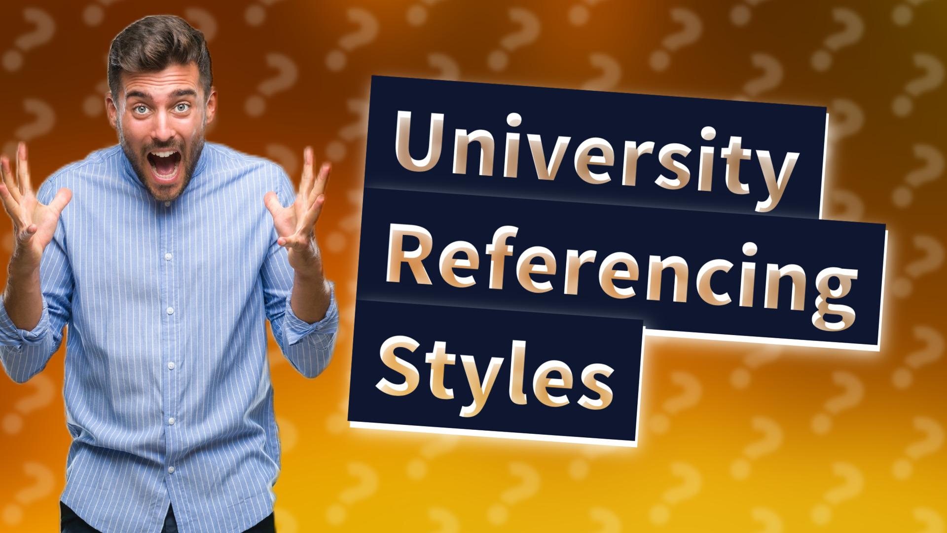 University Referencing Styles