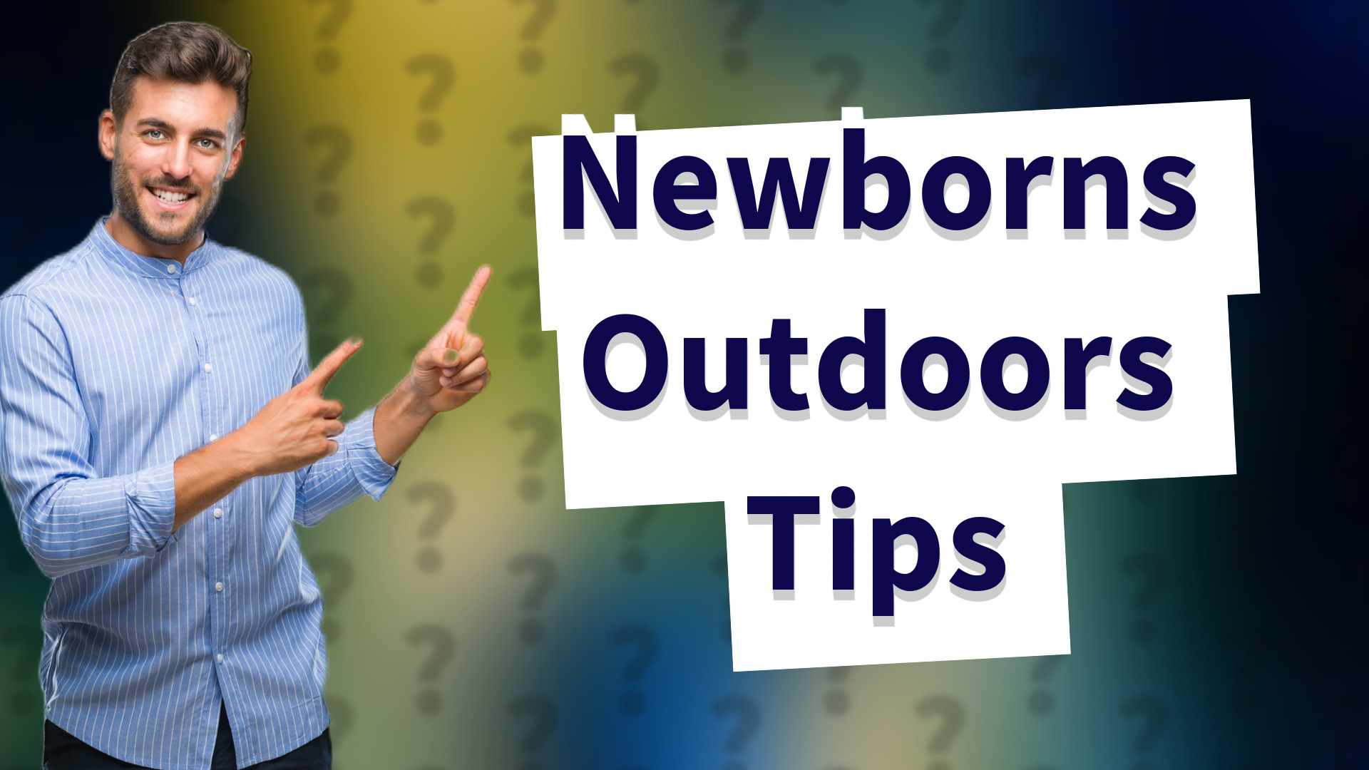 Newborns Outdoors Tips