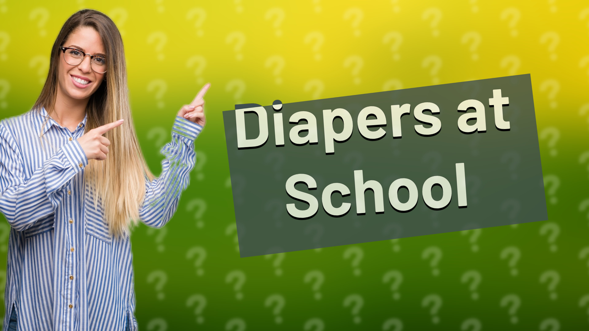 Diapers at School