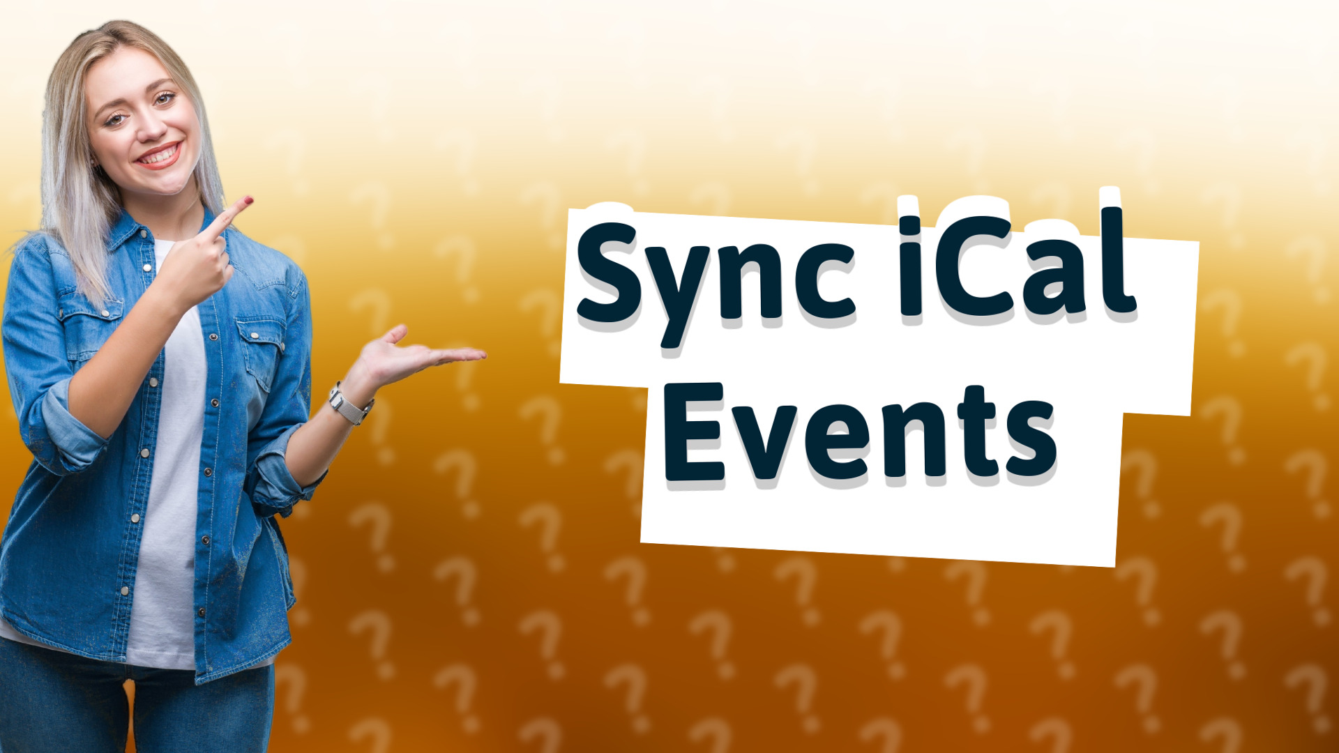 Sync iCal Events