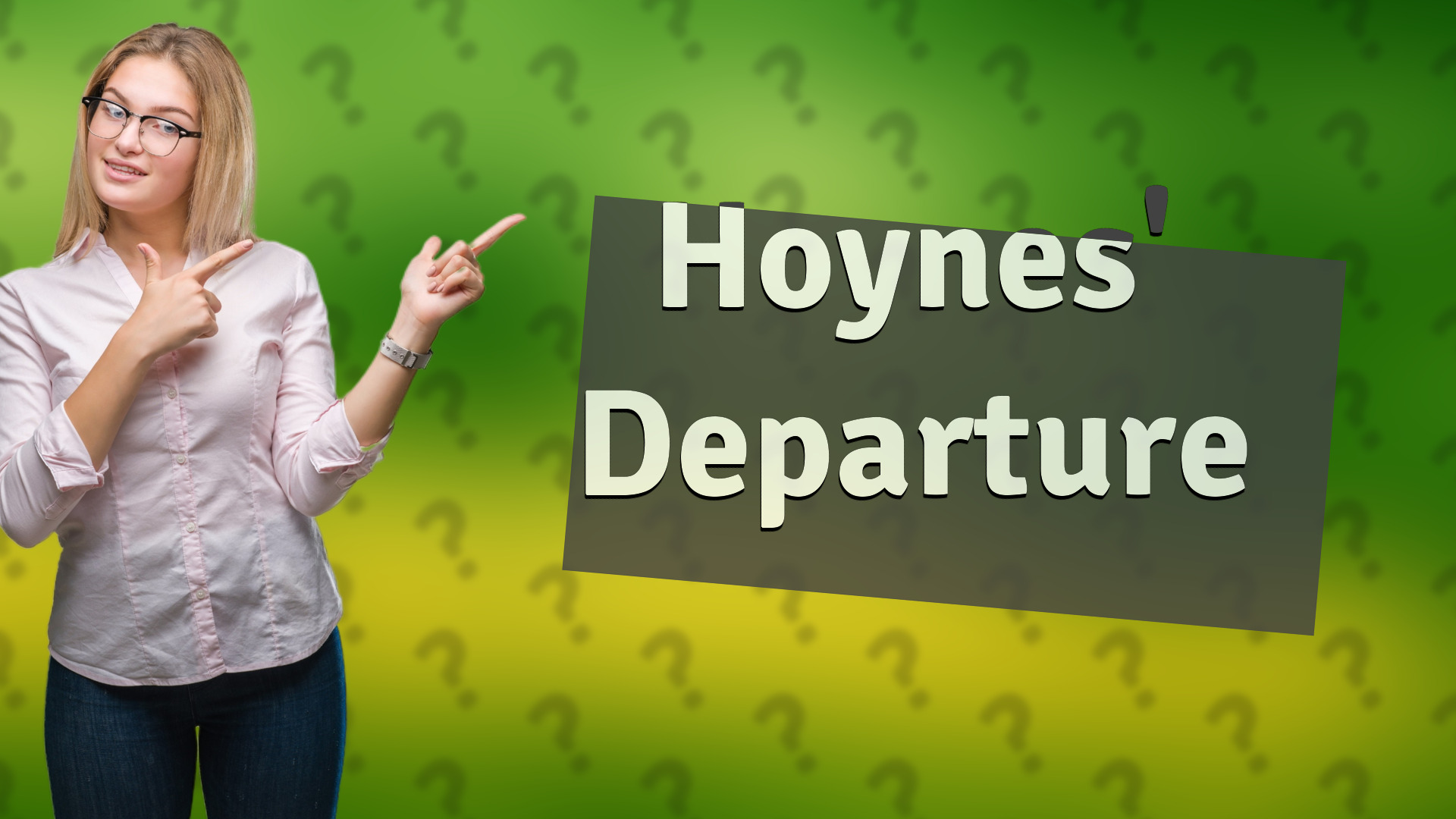 Hoynes' Departure