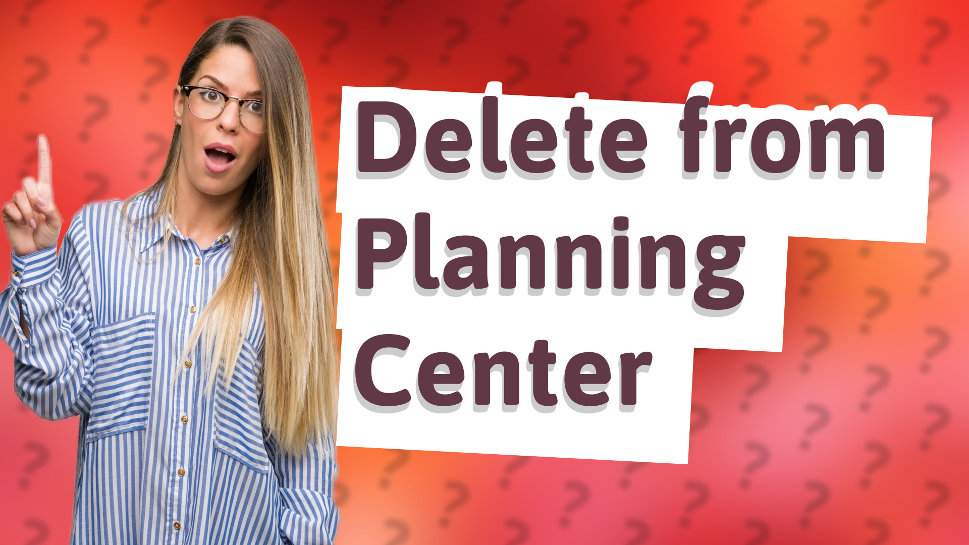 Delete from Planning Center