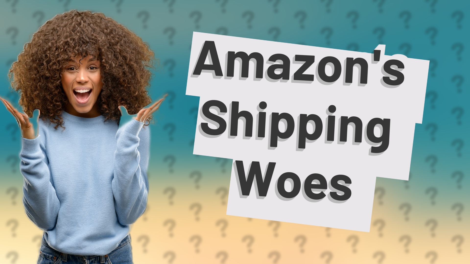 Amazon's Shipping Woes