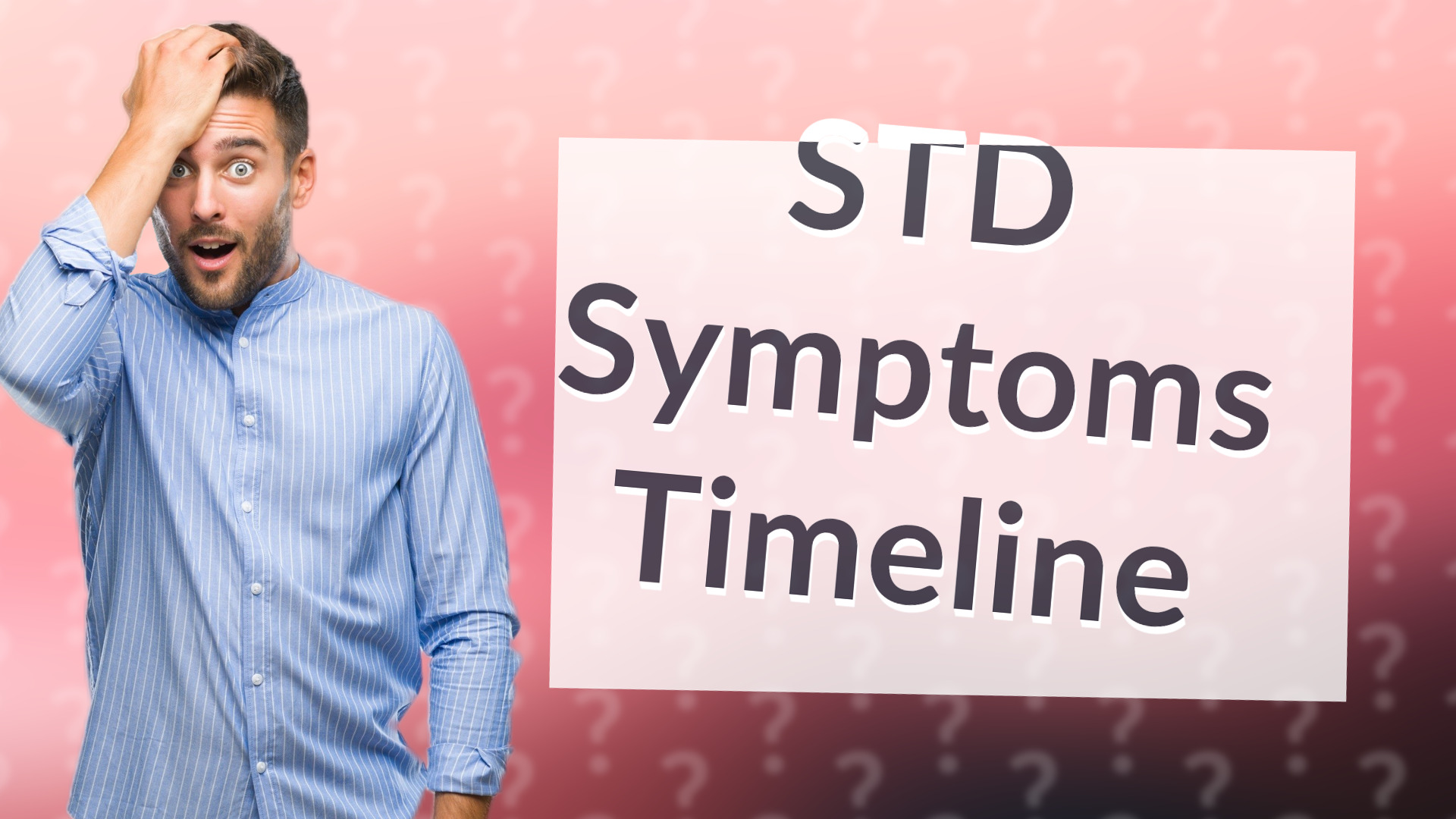 STD Symptoms Timeline