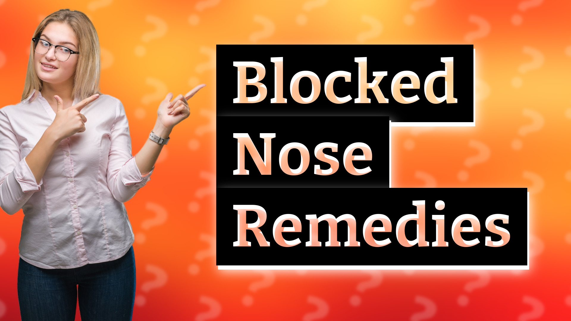 Blocked Nose Remedies