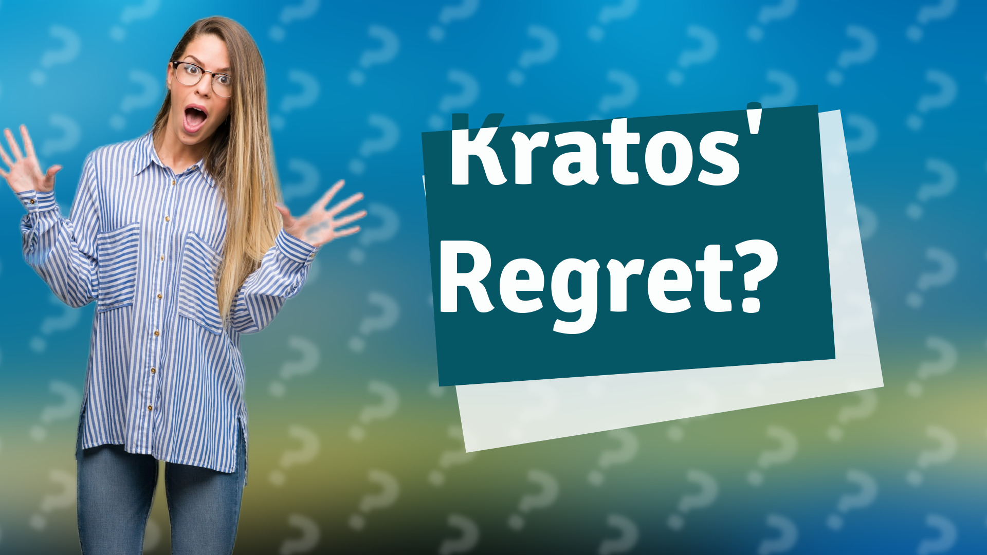 Kratos' Regret?