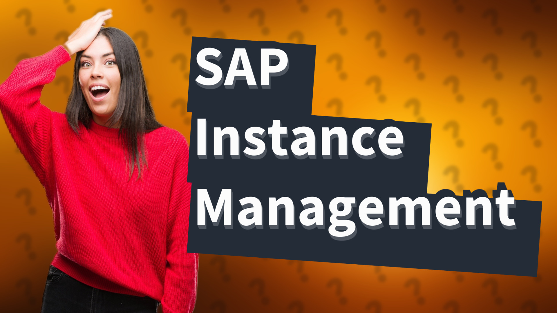 SAP Instance Management