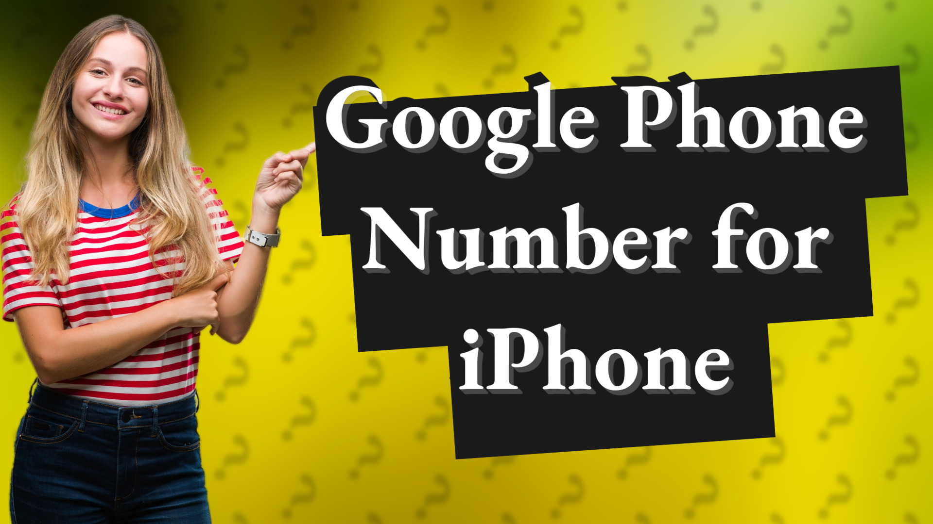 Google Phone Number for iPhone