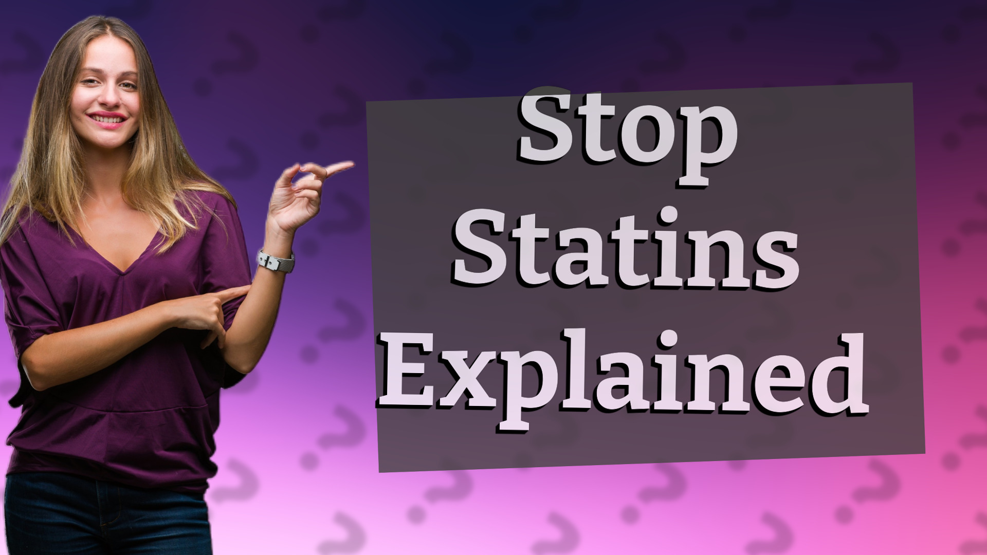 Stop Statins Explained