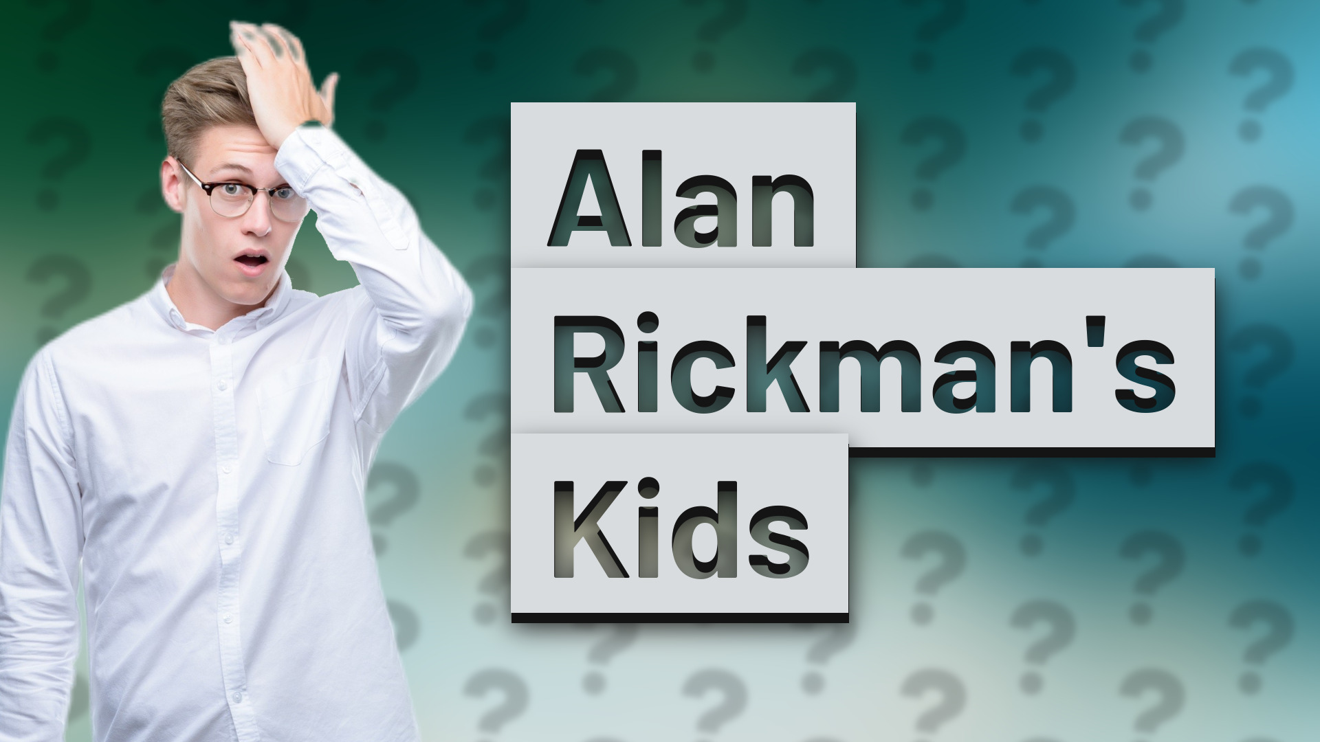 Alan Rickman's Kids
