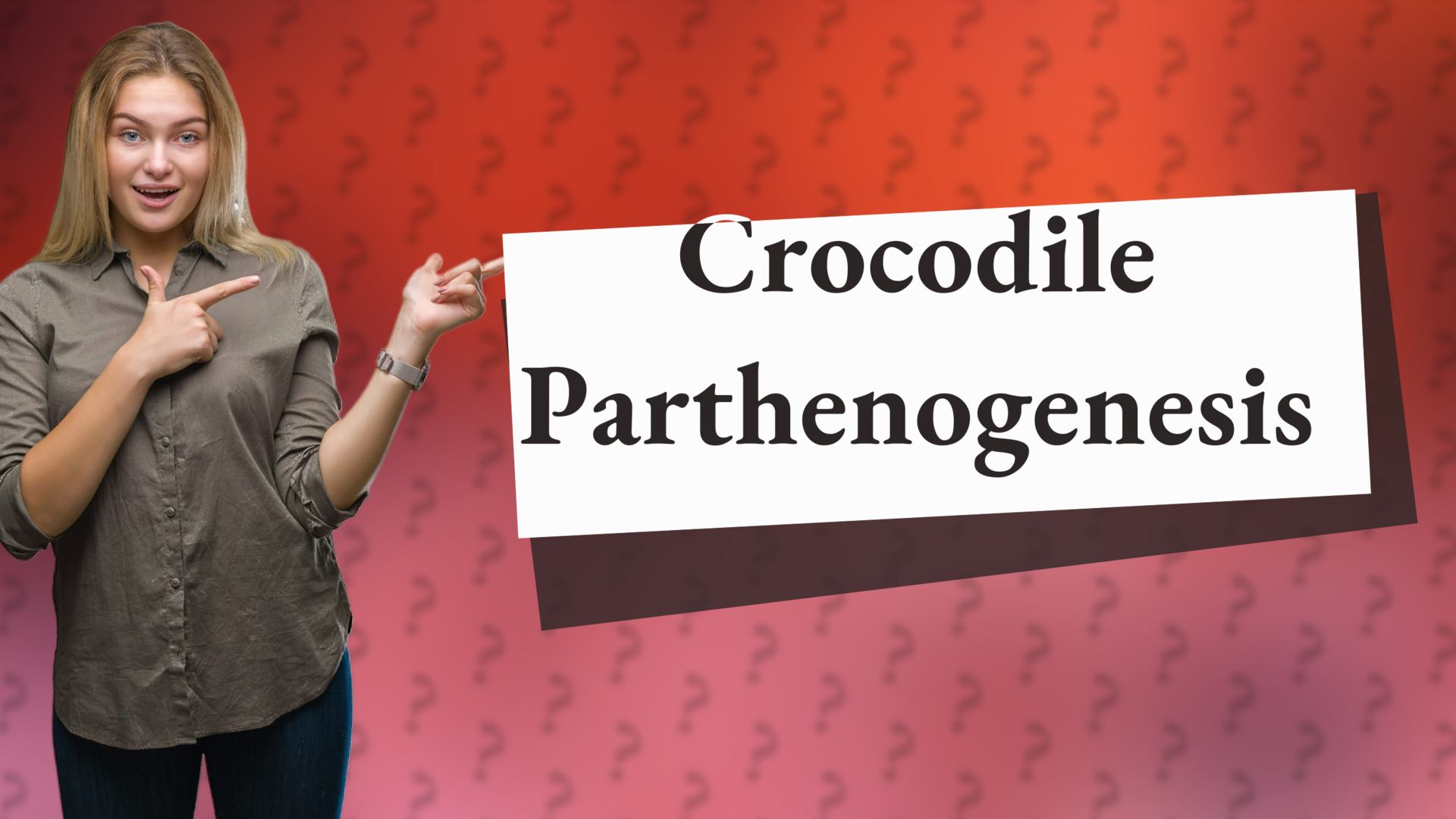 Crocodile Parthenogenesis