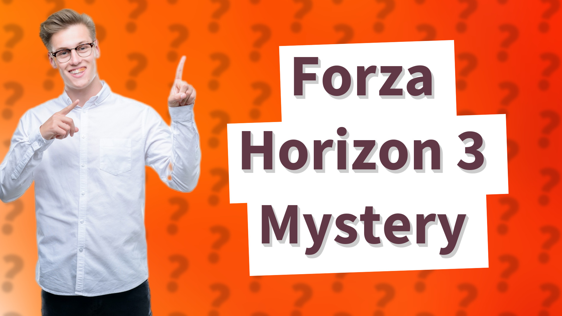Forza Horizon 3 Mystery