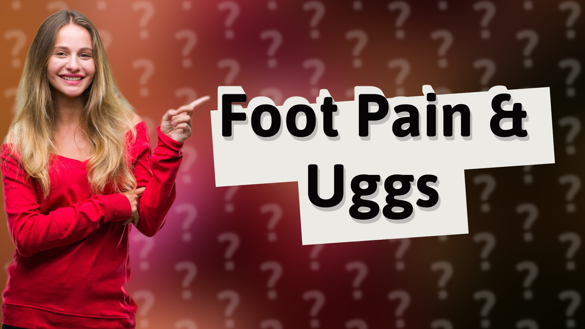 Foot Pain & Uggs