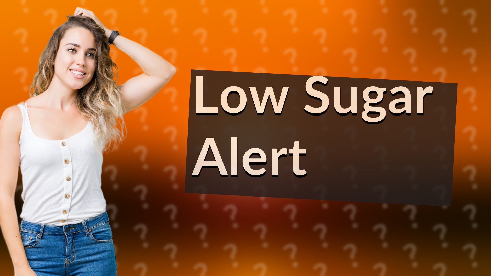 Low Sugar Alert