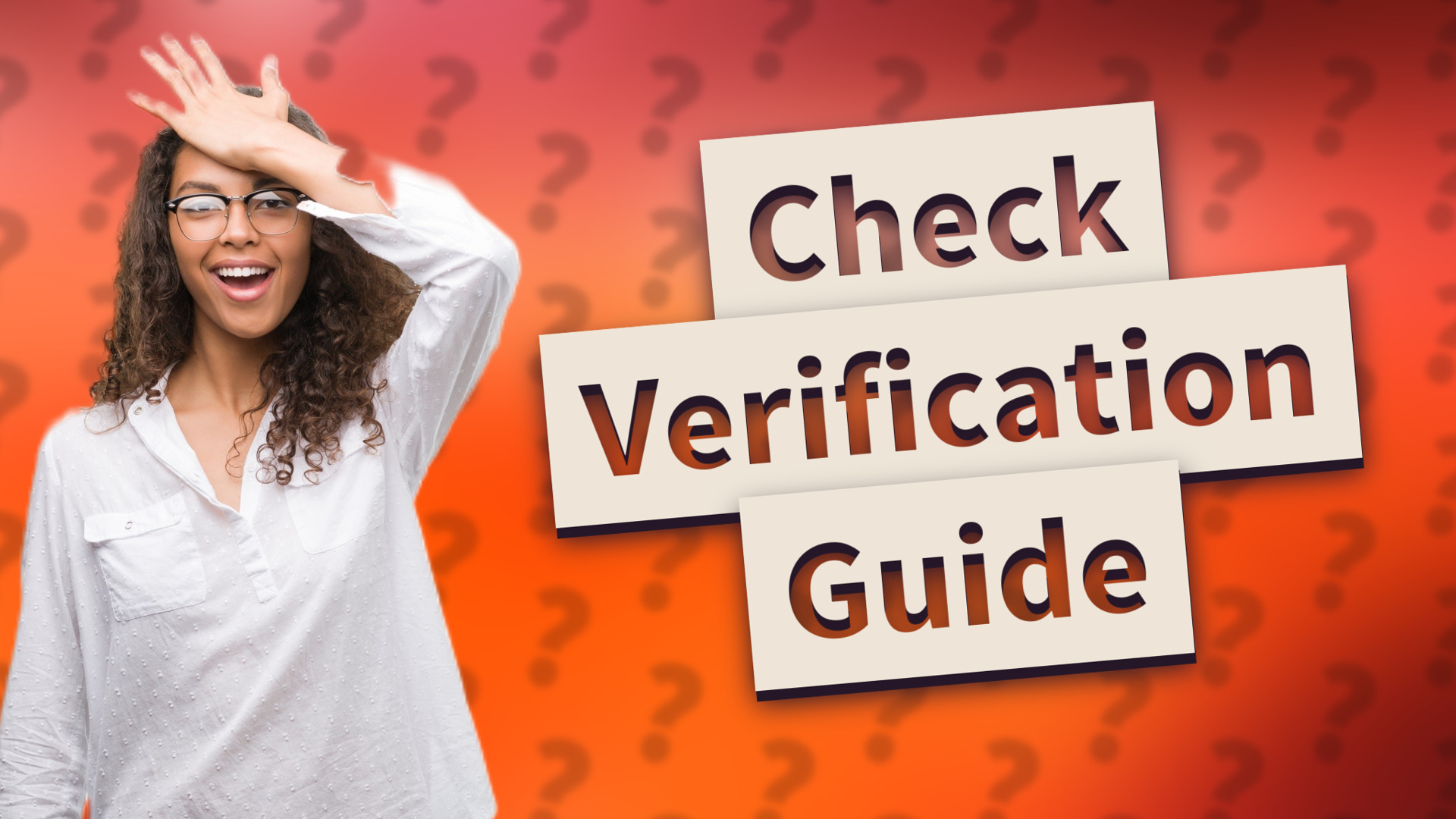 Check Verification Guide