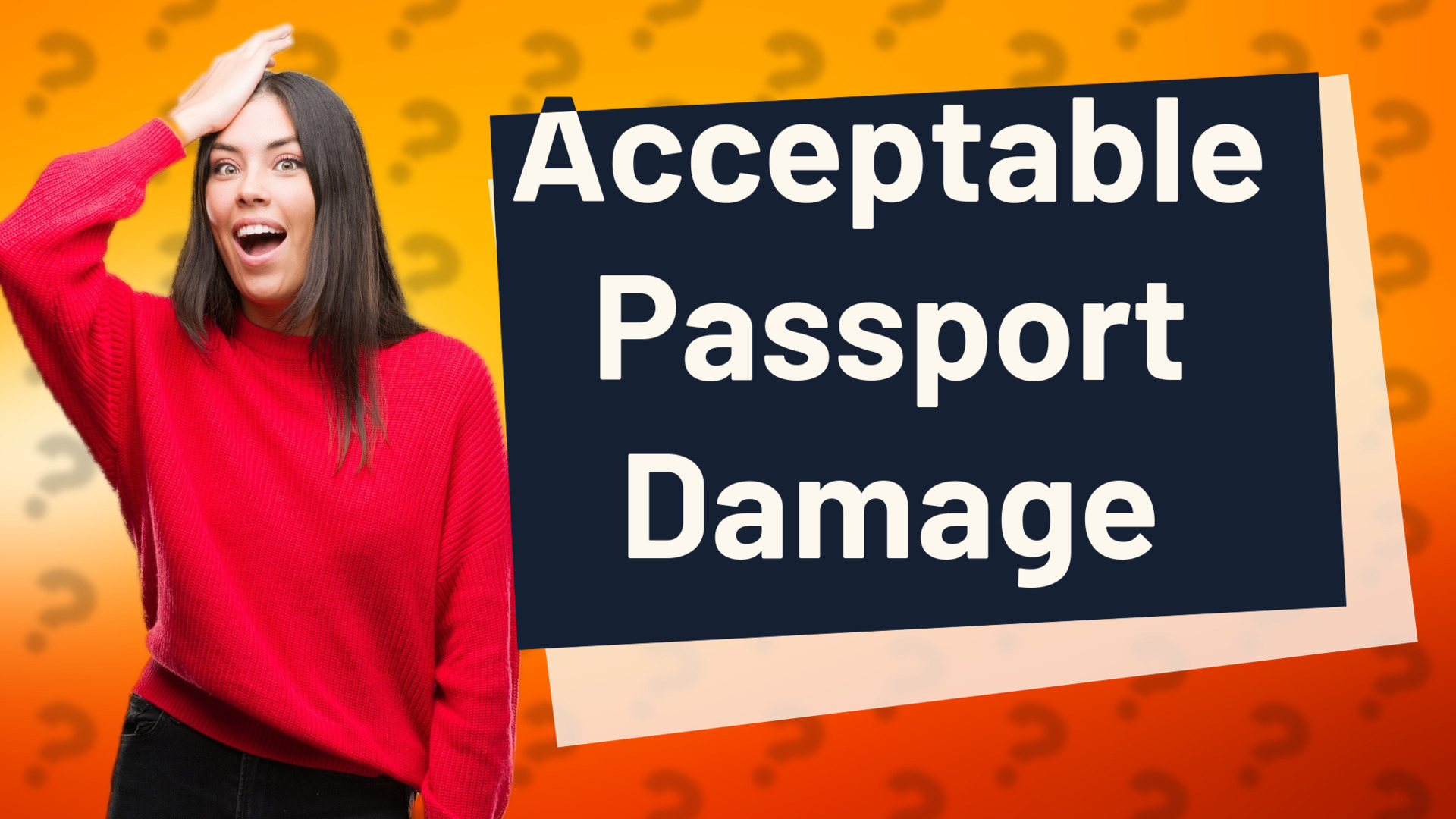 Acceptable Passport Damage