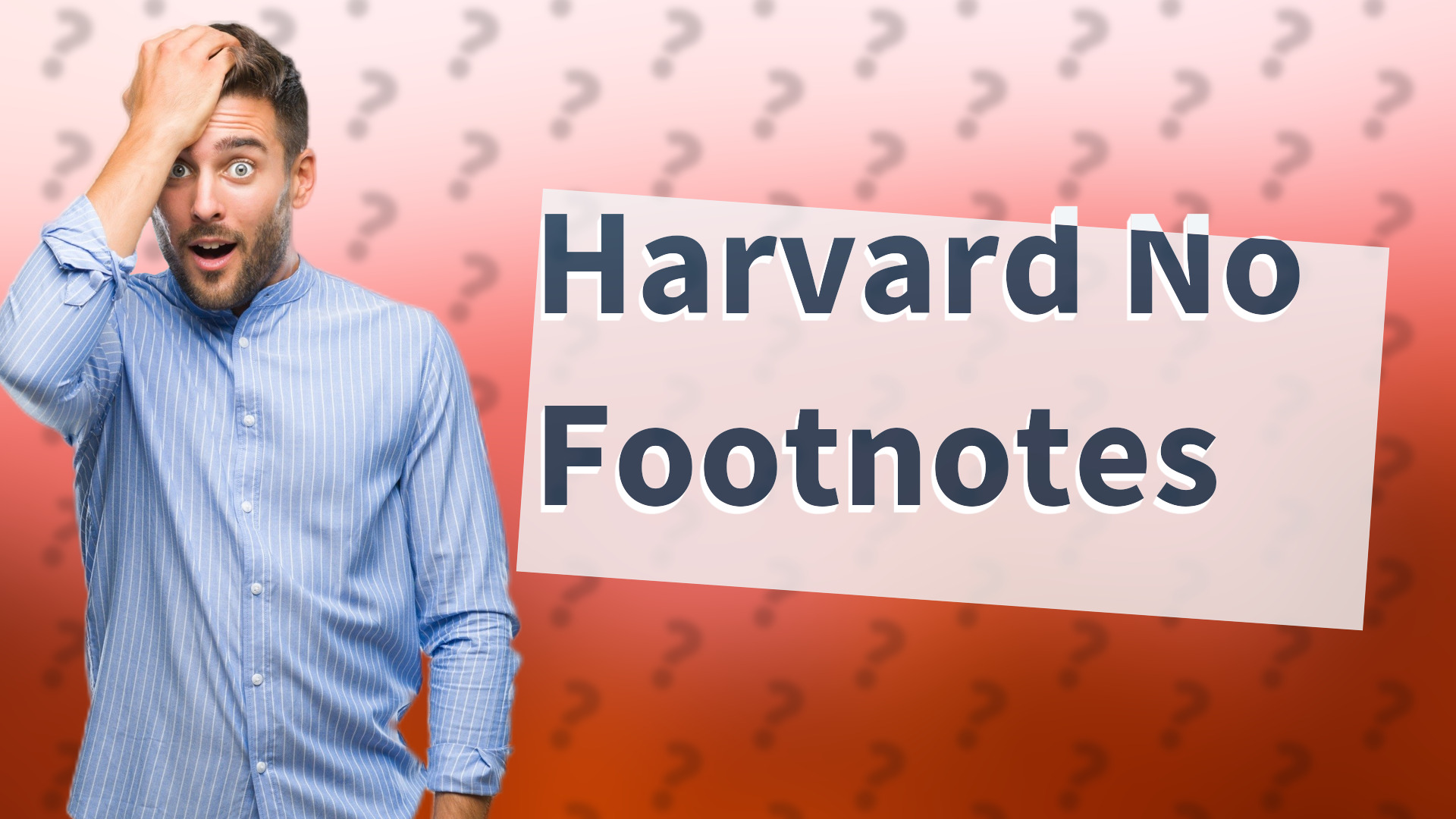 Harvard No Footnotes