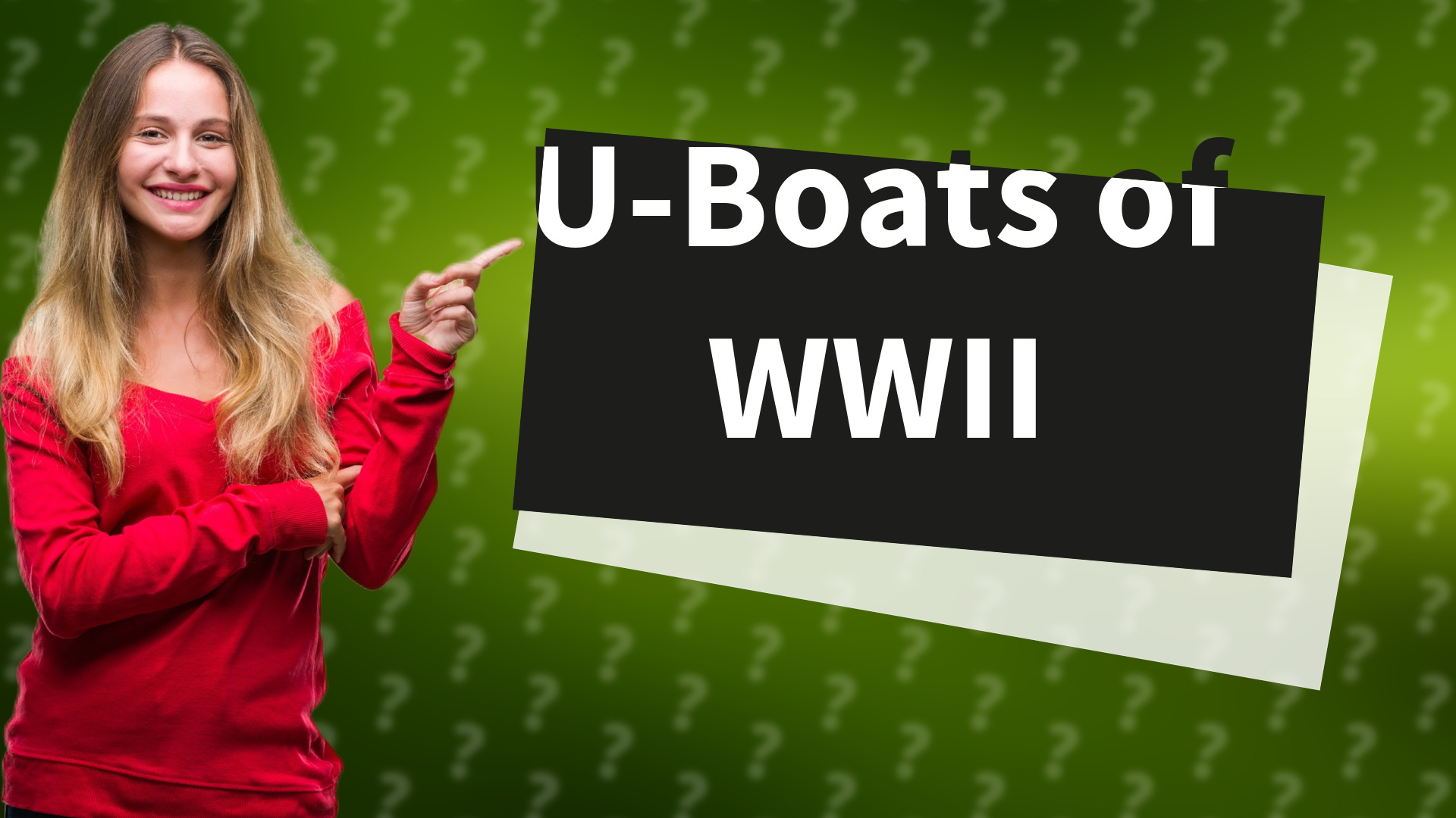 U-Boats of WWII