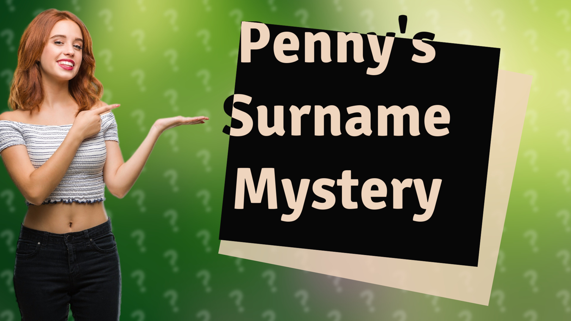 Penny's Surname Mystery