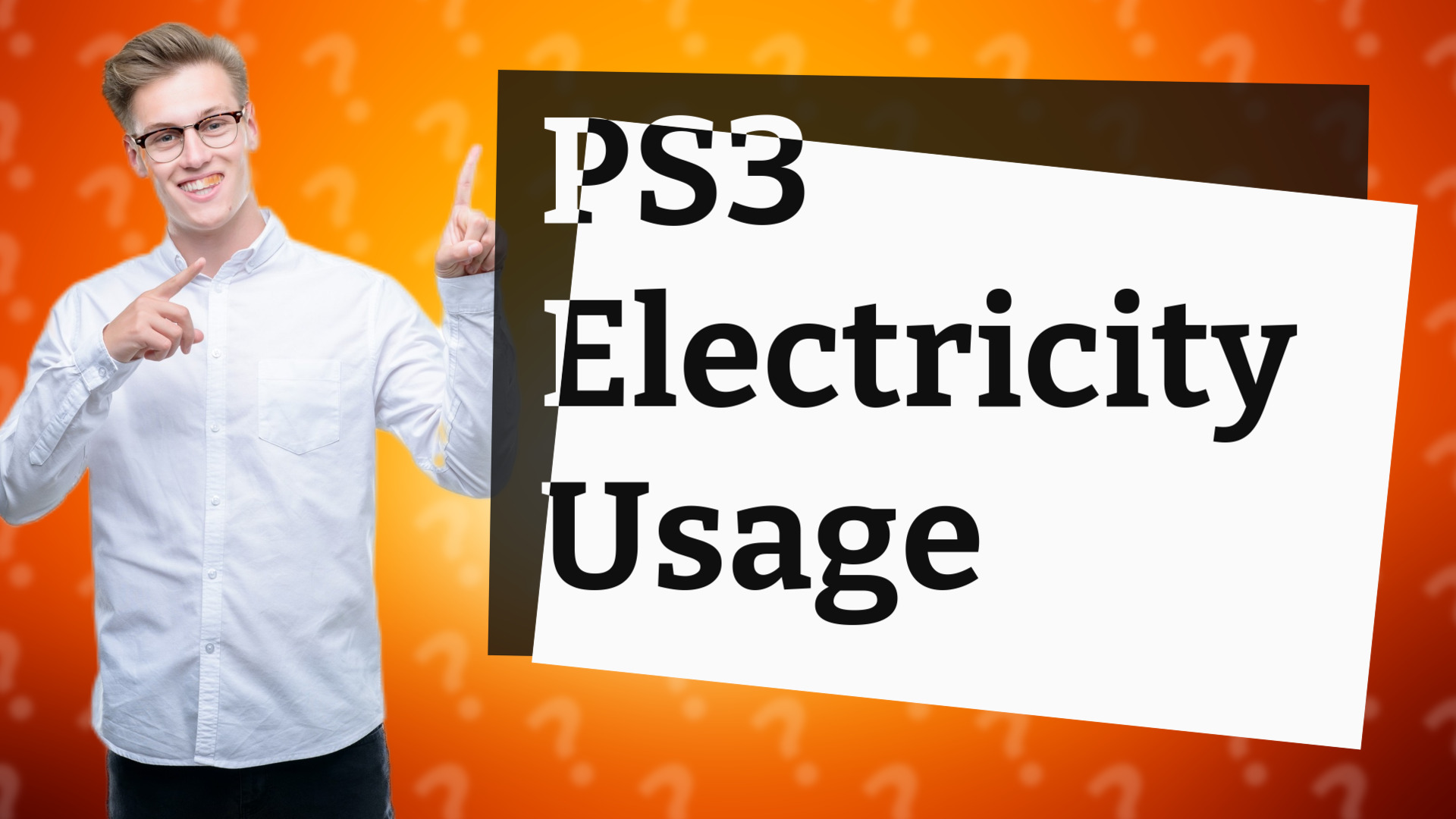 PS3 Electricity Usage
