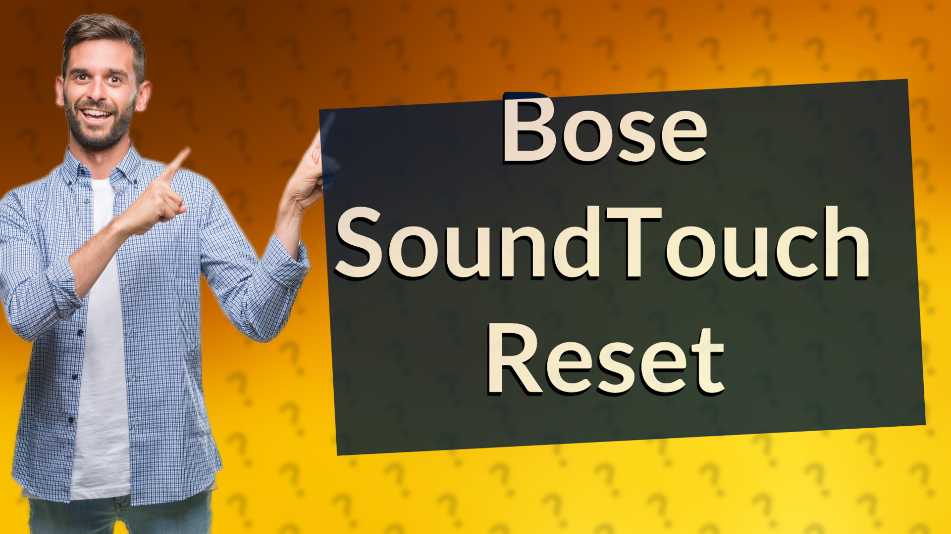 Bose SoundTouch Reset