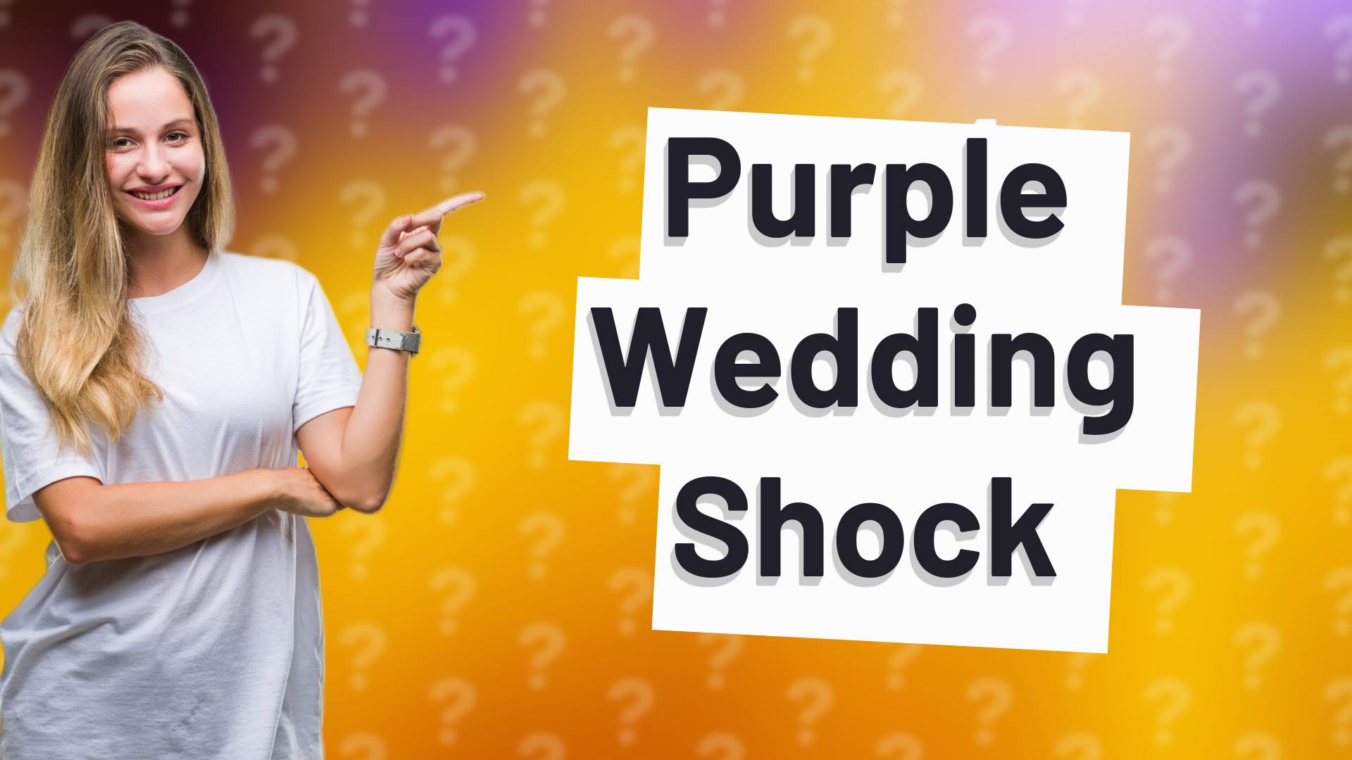 Purple Wedding Shock
