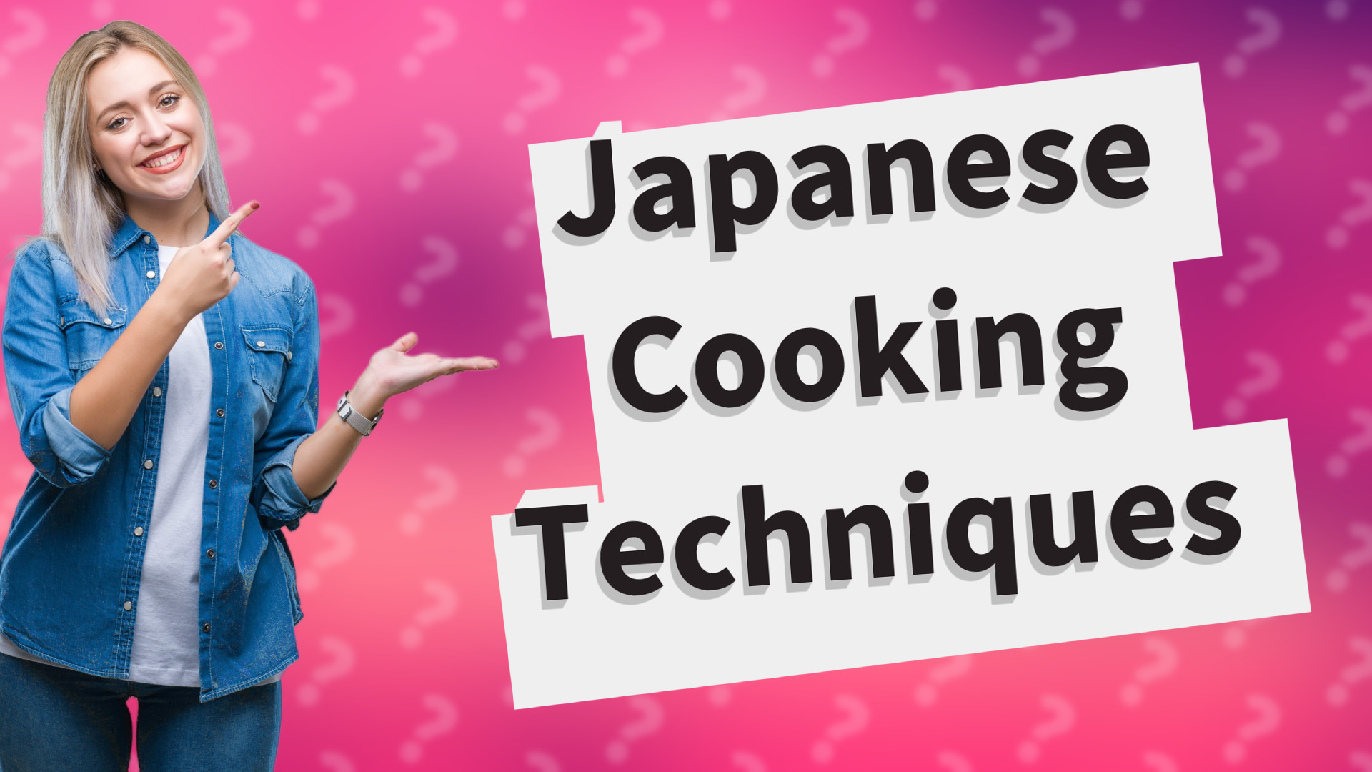 Japanese Cooking Techniques