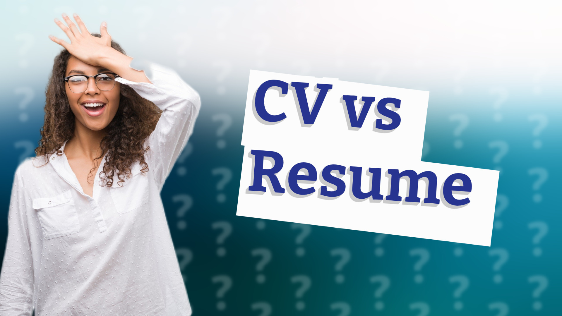 CV vs Resume