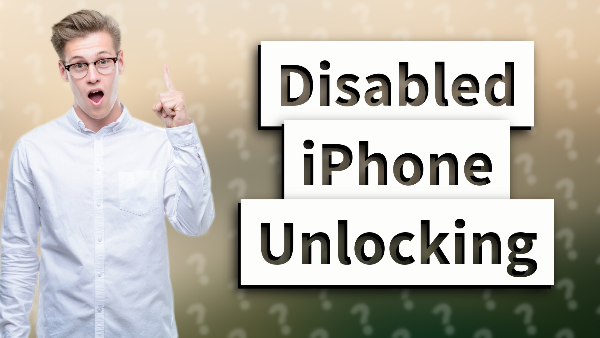 Disabled iPhone Unlocking