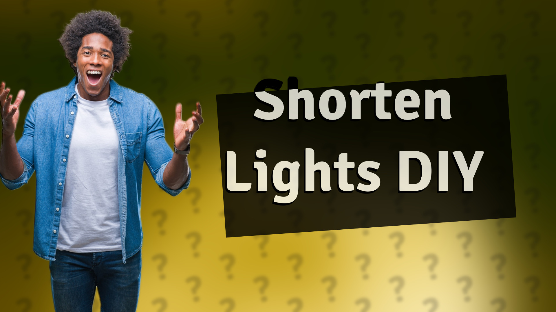 Shorten Lights DIY