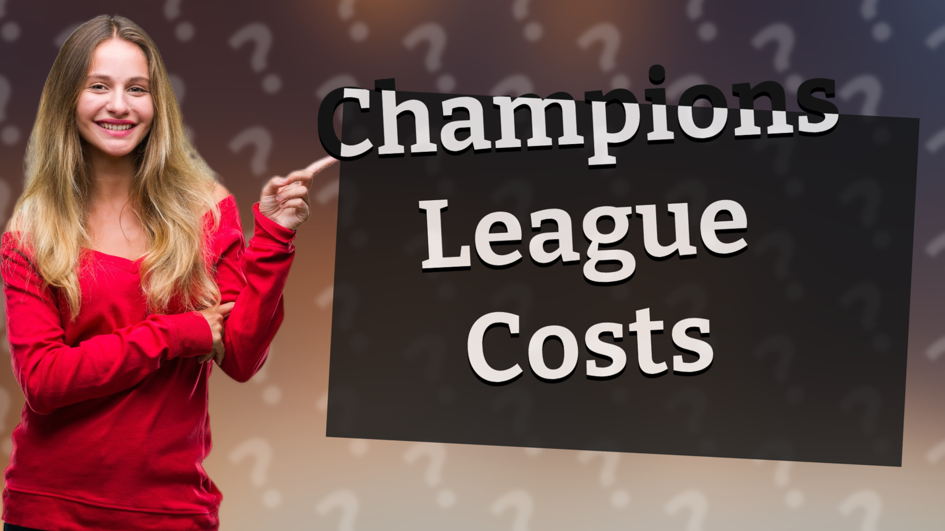 Champions League Costs