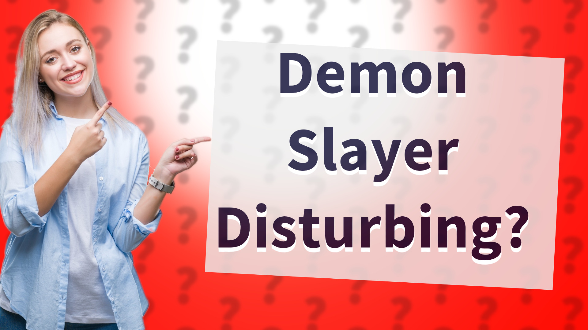Demon Slayer Disturbing?