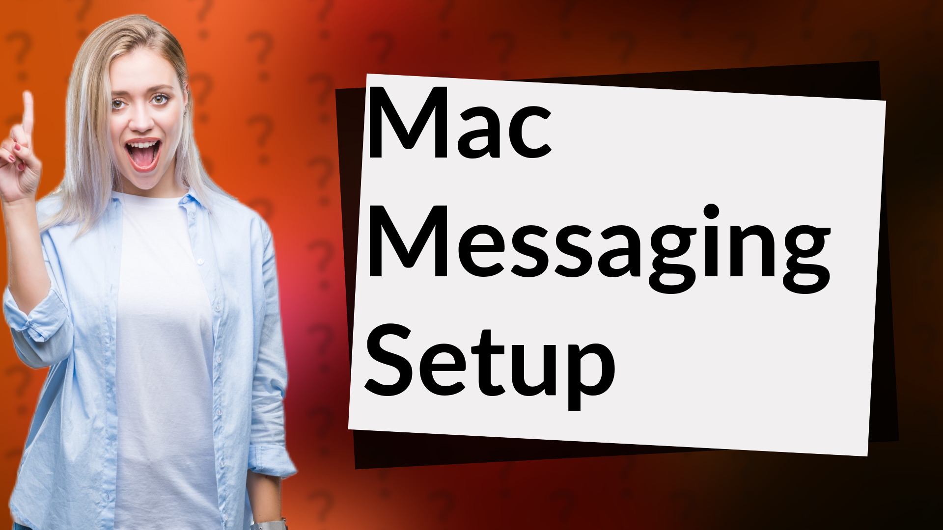 Mac Messaging Setup