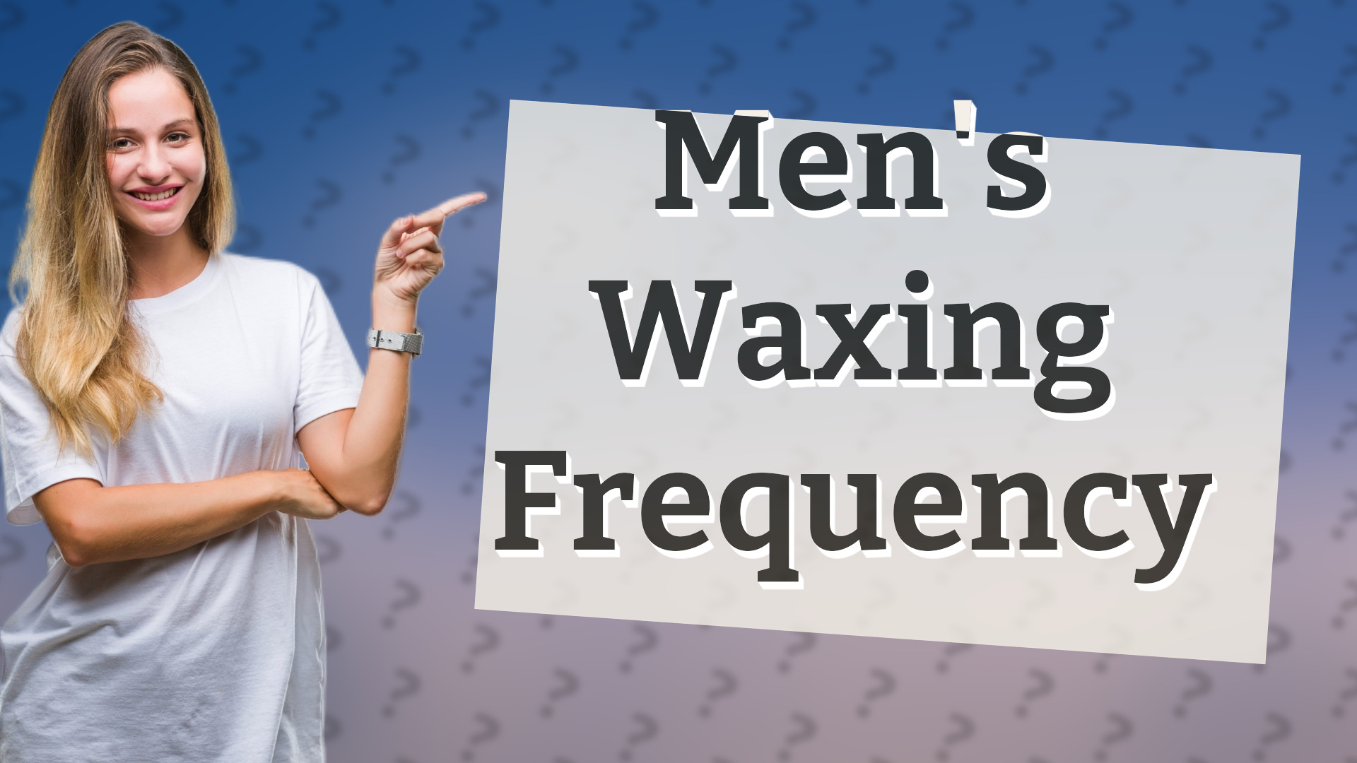 Men's Waxing Frequency