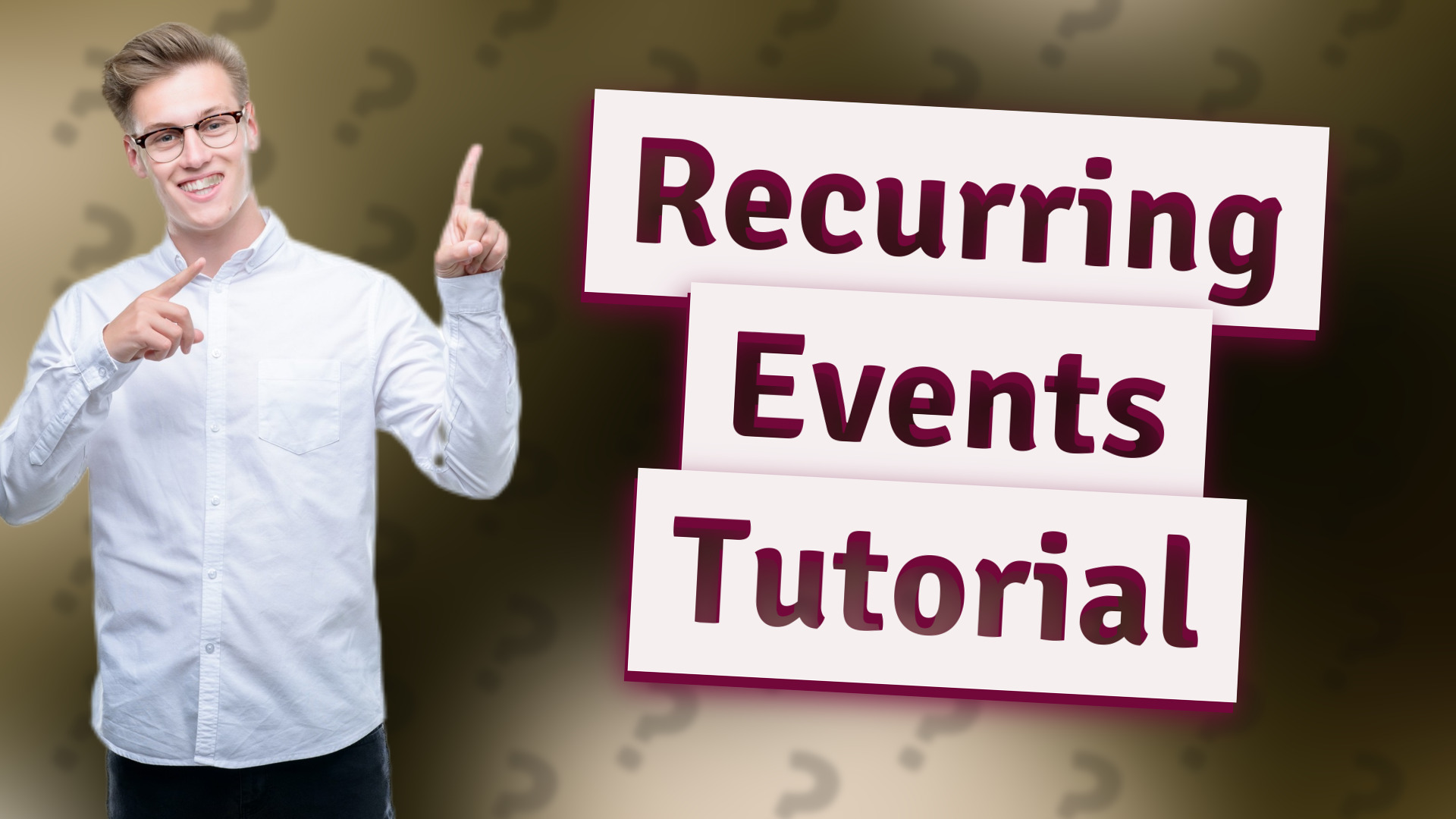 Recurring Events Tutorial