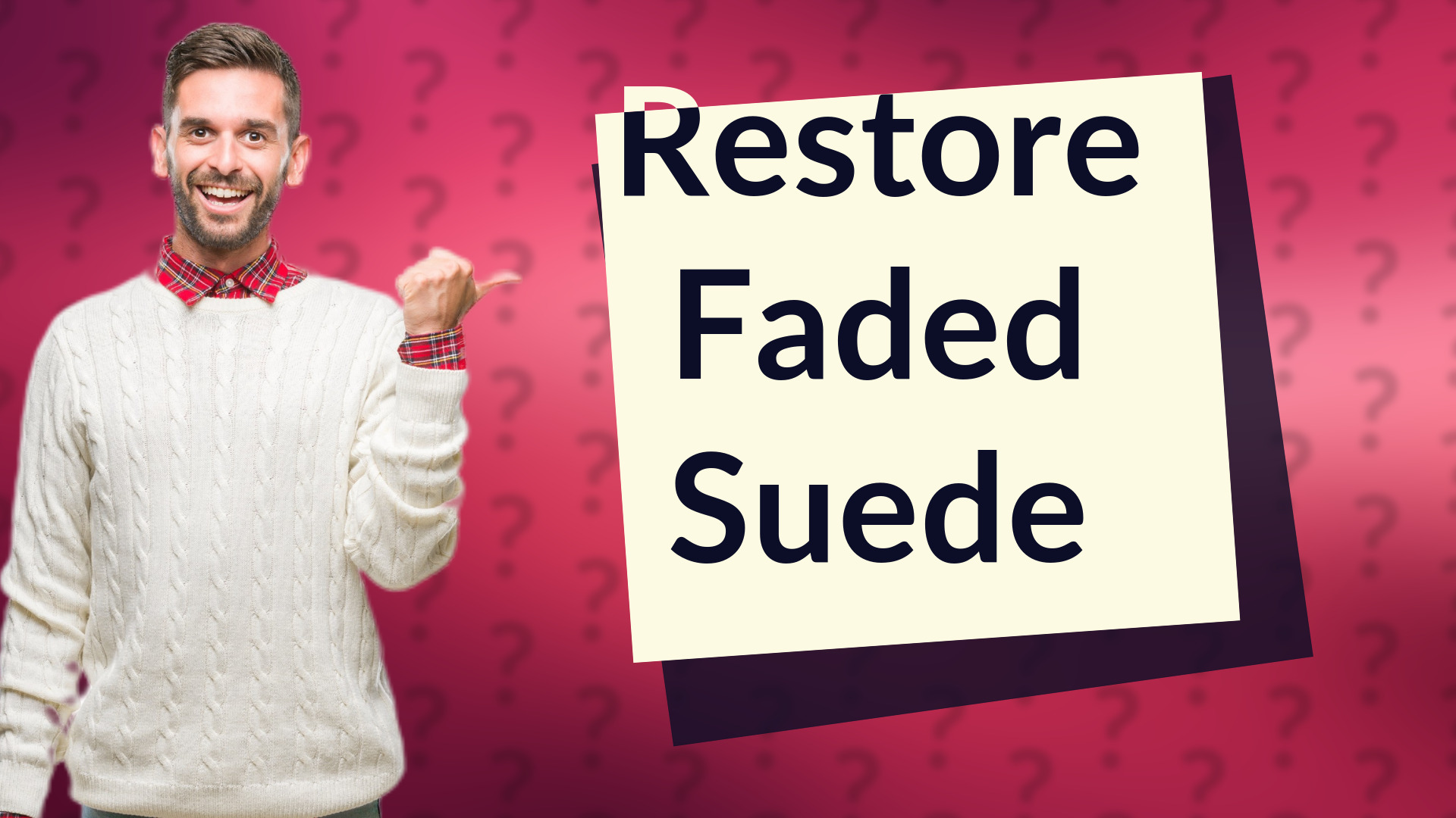 Restore Faded Suede