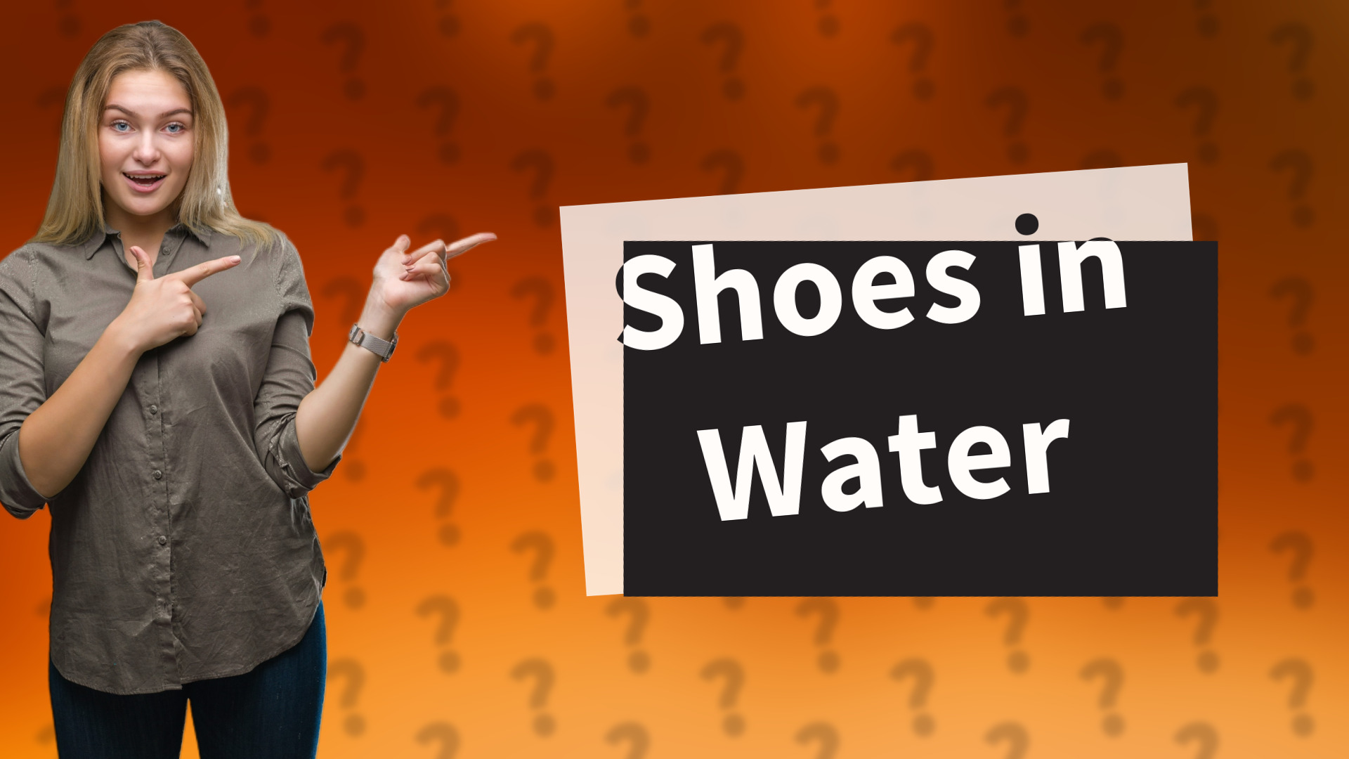 Shoes in Water