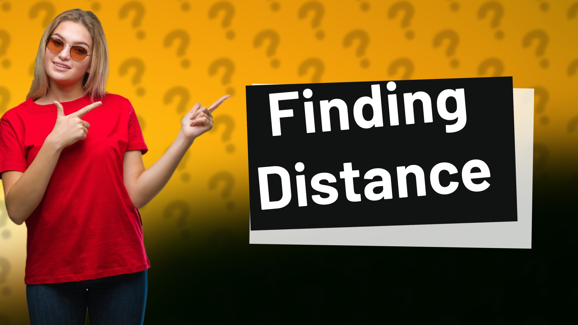 Finding Distance