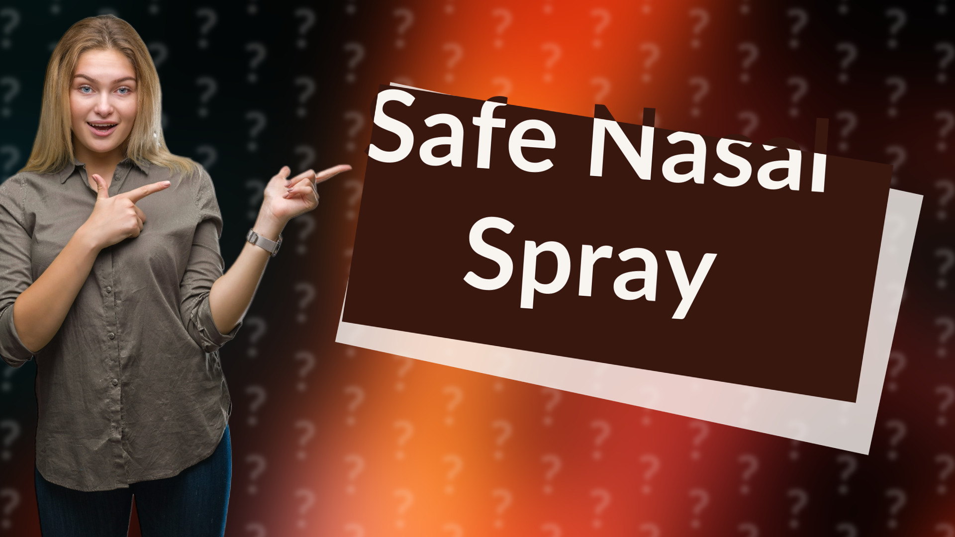 Safe Nasal Spray