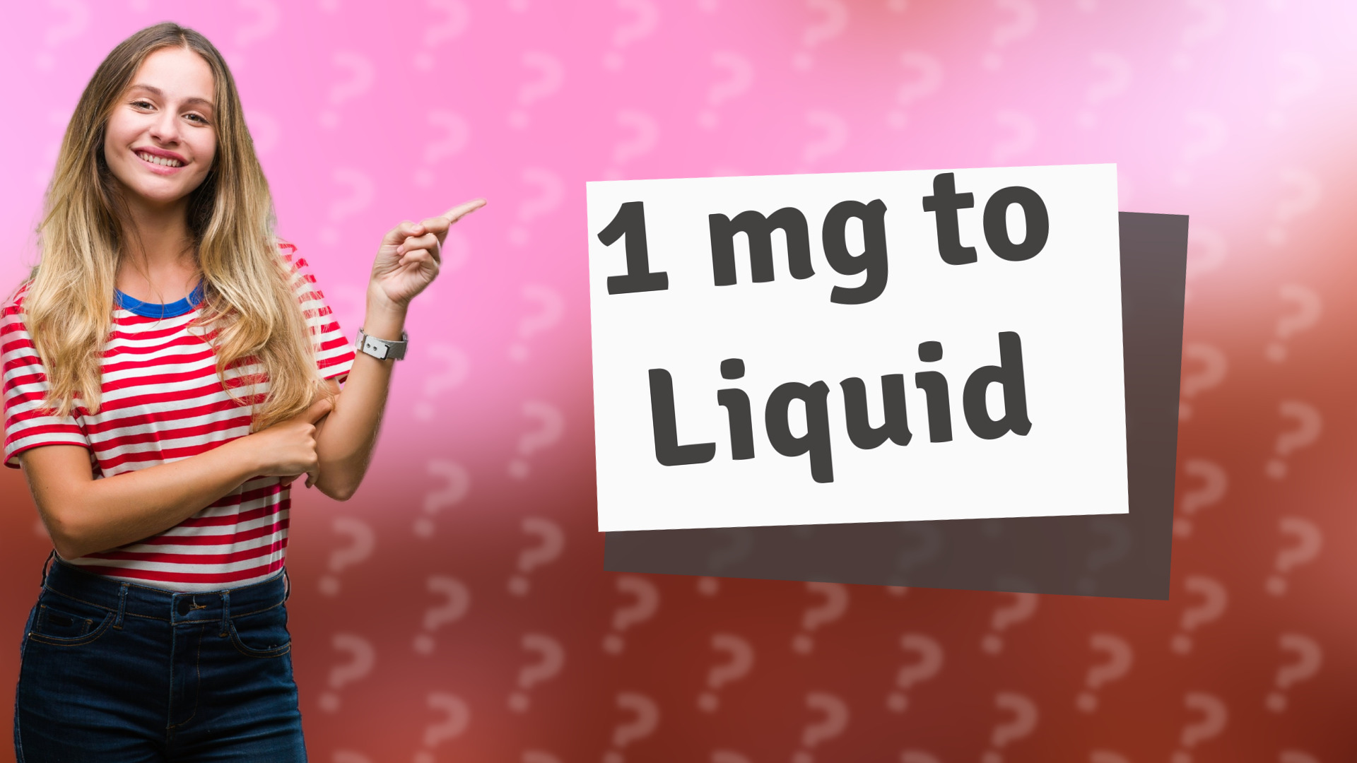 1 mg to Liquid