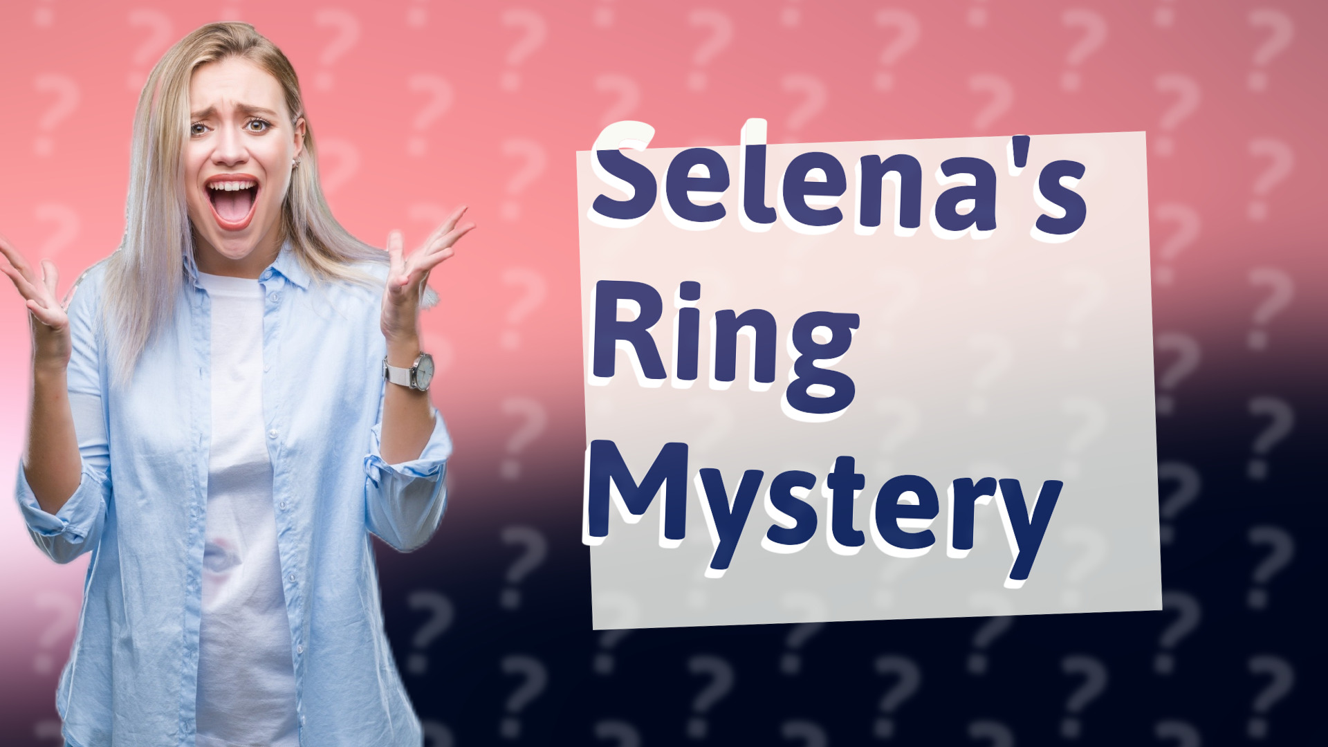 Selena's Ring Mystery