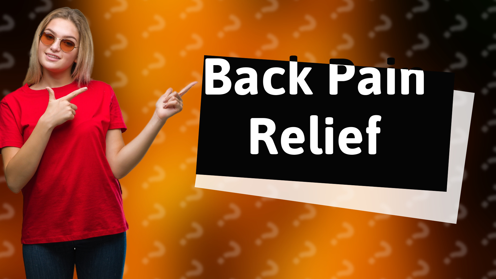 Back Pain Relief