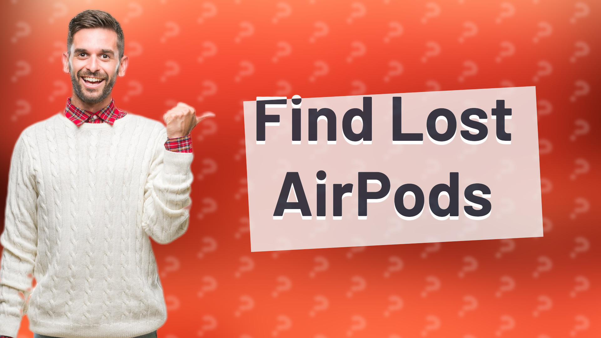 Find Lost AirPods