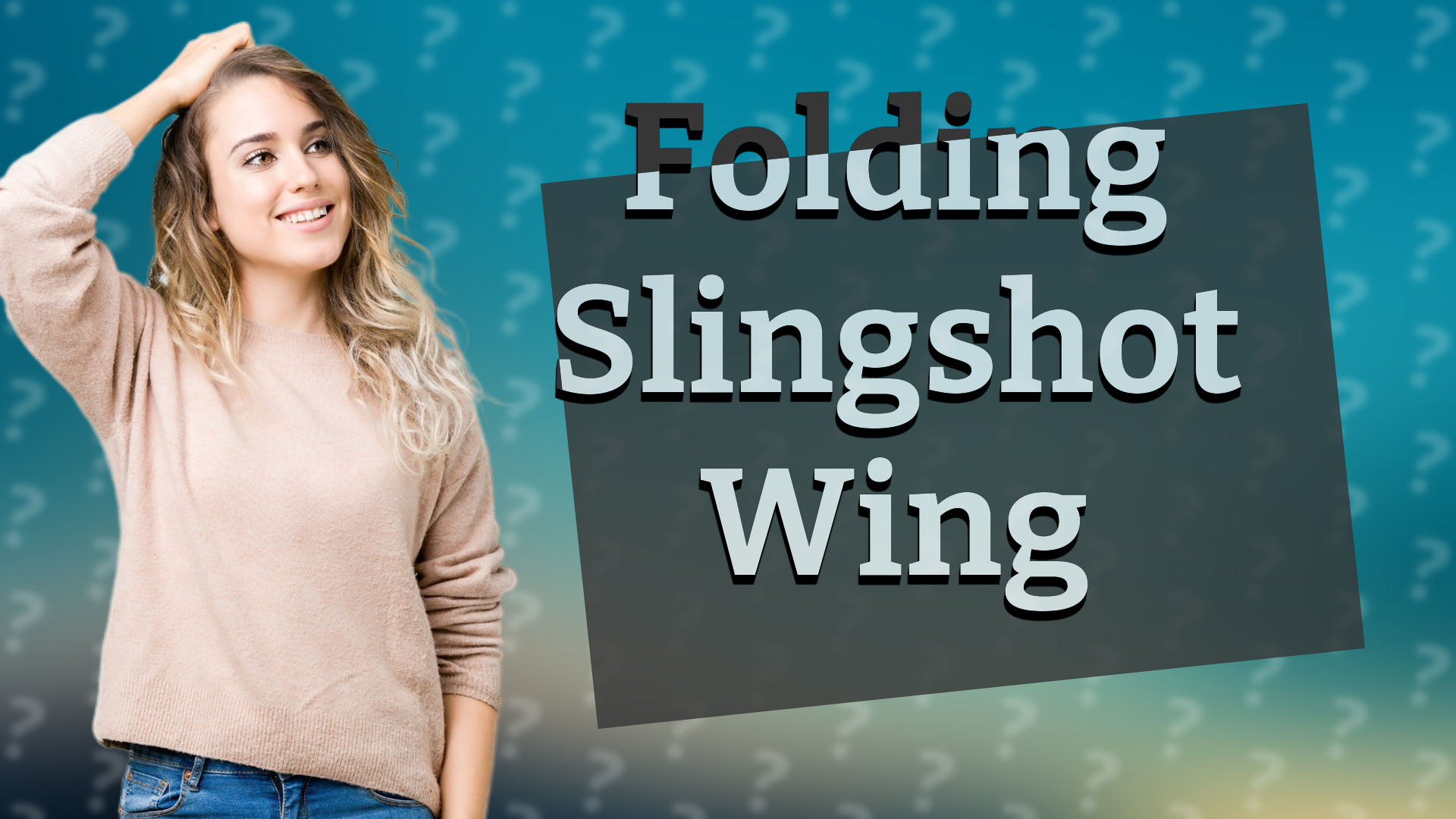 Folding Slingshot Wing