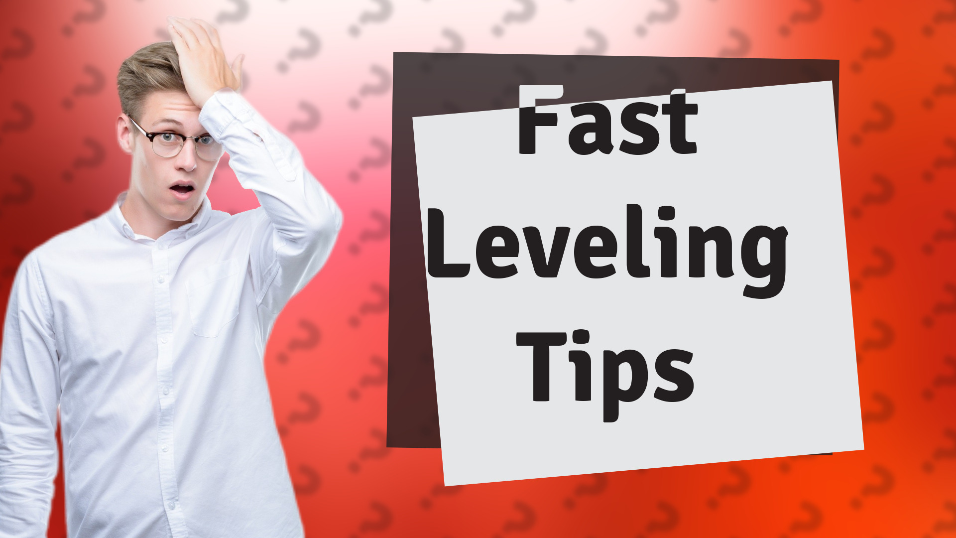 Fast Leveling Tips