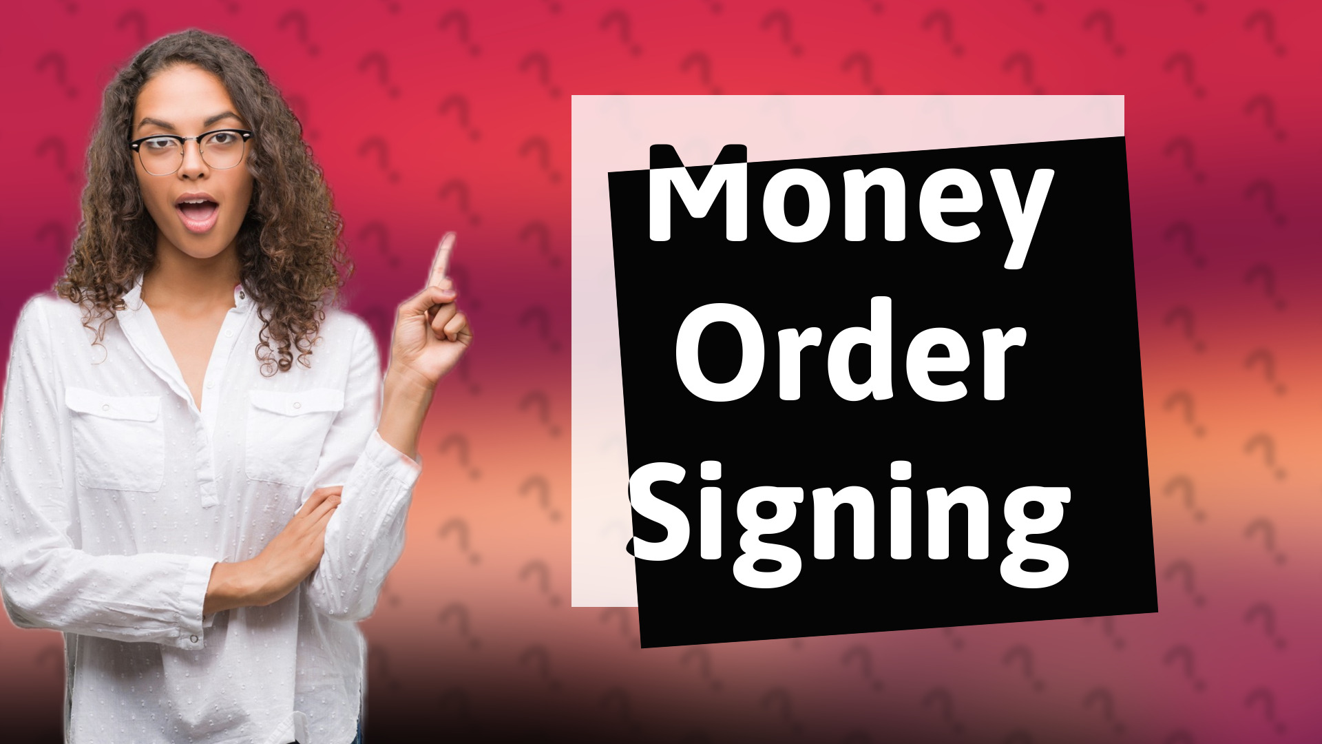 Money Order Signing