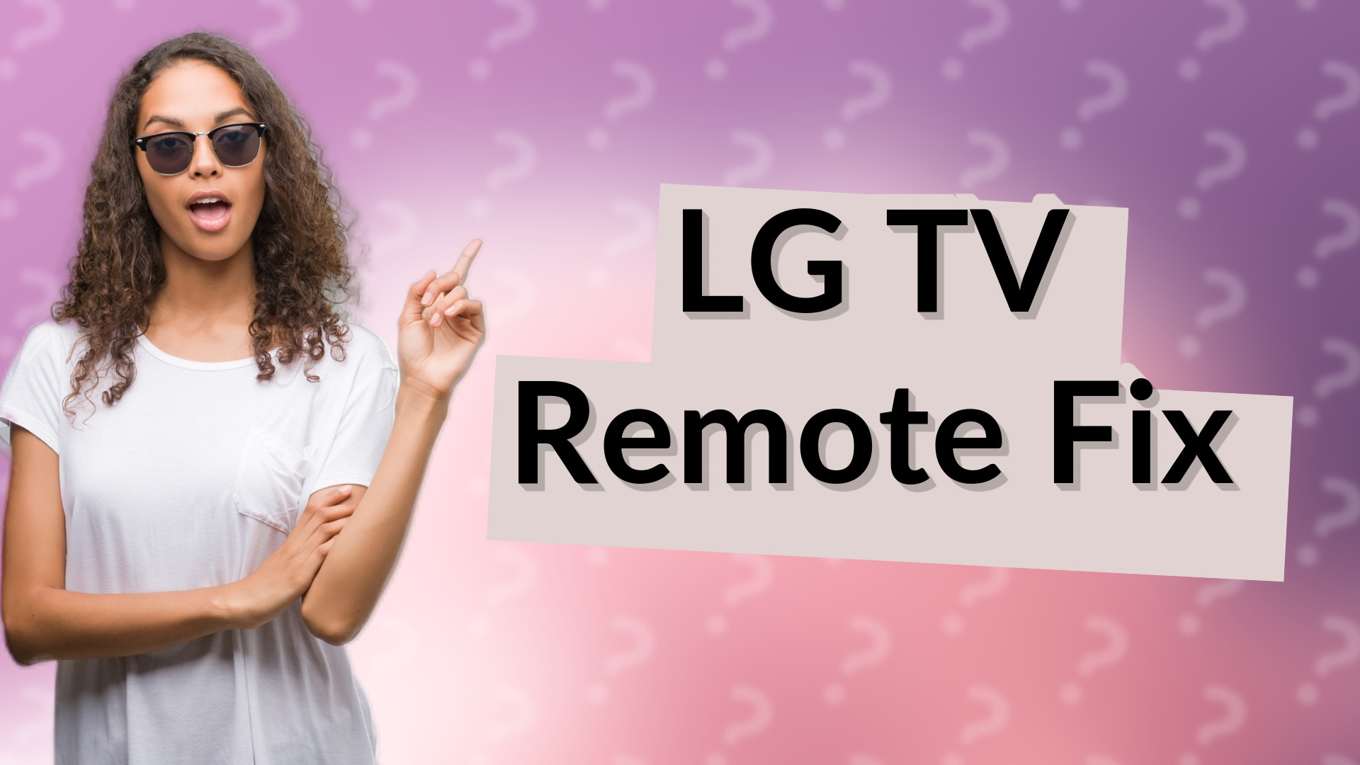 LG TV Remote Fix