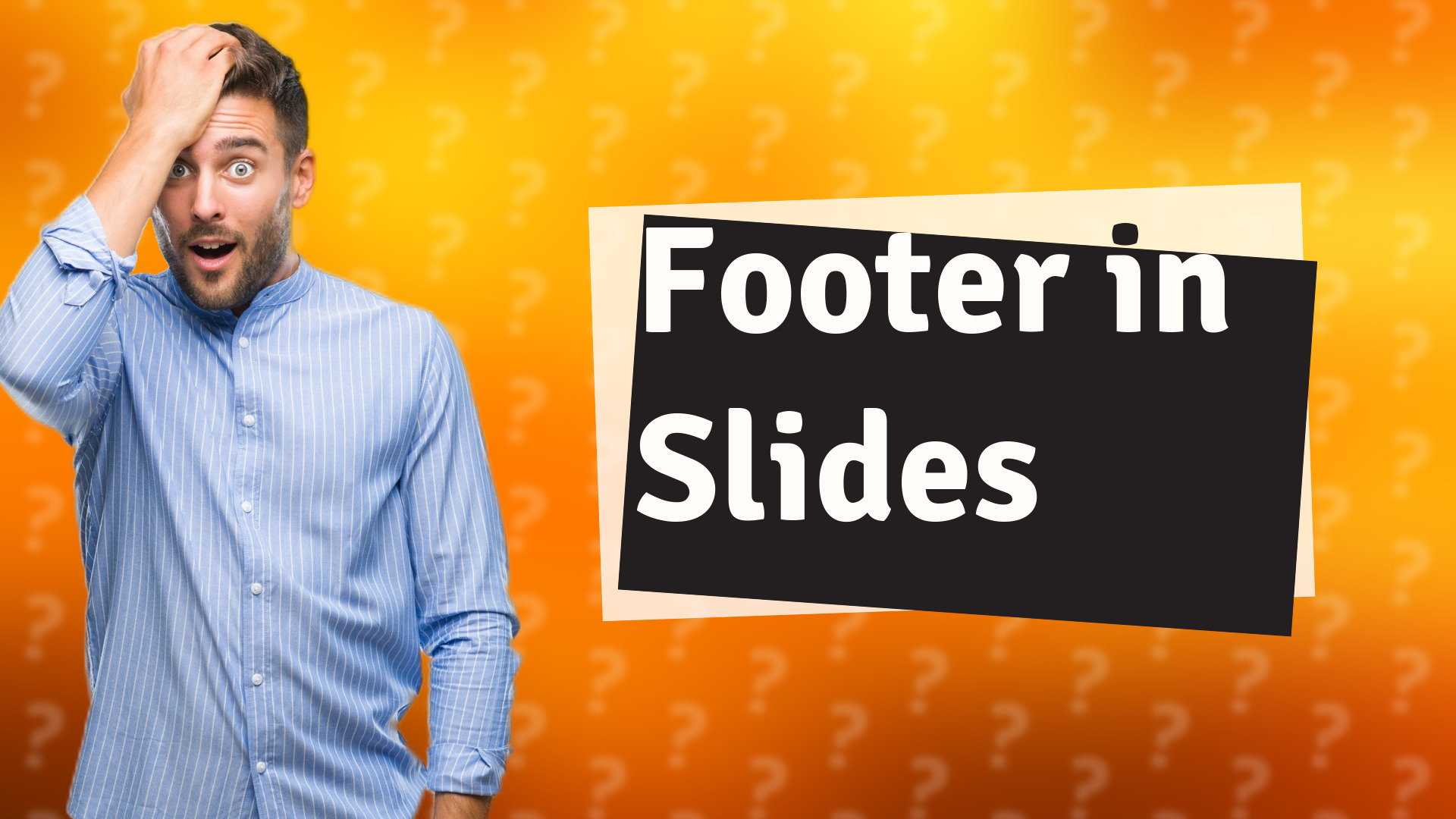Footer in Slides